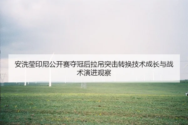 安洗莹印尼公开赛夺冠后拉吊突击转换技术成长与战术演进观察